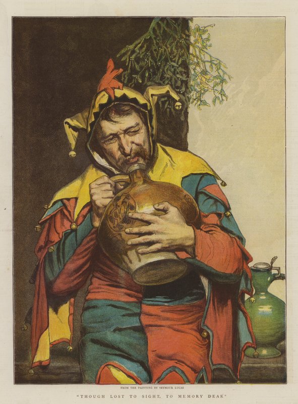 على الرغم من فقد البصر ، إلى الذاكرة عزيزي (chromolitho) بواسطة جون سيمور لوكاس
