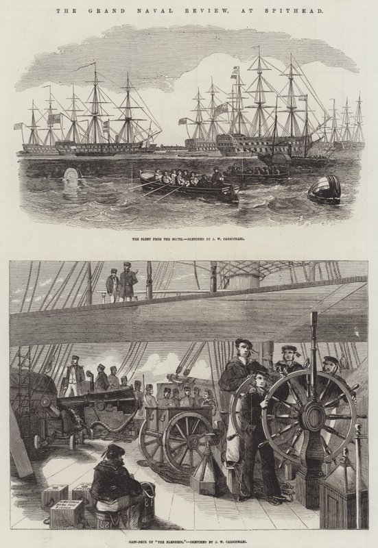 مراجعة Grand Naval ، في Spithead بواسطة جون ويلسون كارمايكل