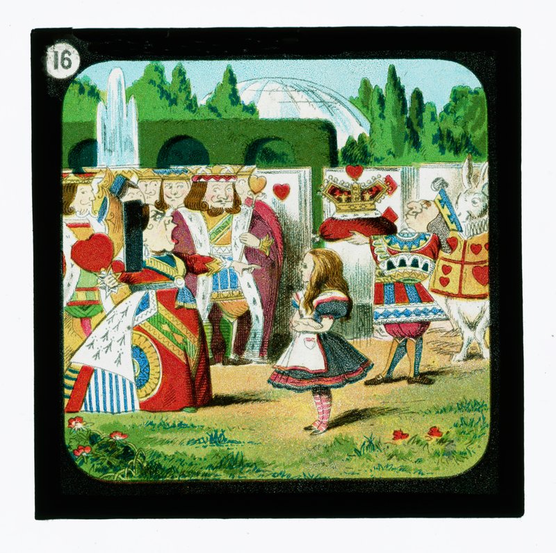 Alice in Wonderland, Coloured Lantern Slides (lantern slide) بواسطة جون (بعد) تينيل