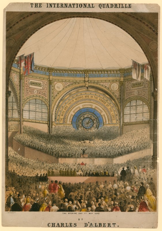 The Quadrille International by Charles D&39;Albert ، يوم الافتتاح ، 1 مايو 1862 بواسطة جون براندارد