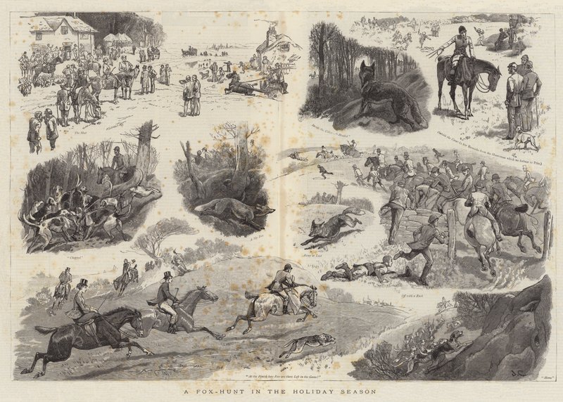 A Fox-Hunt في موسم الأعياد بواسطة جون تشارلتون