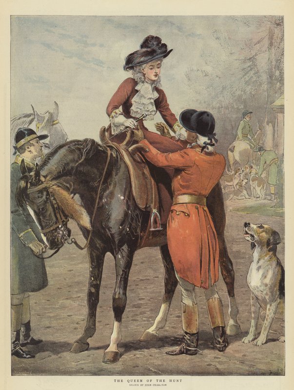 ملكة الصيد (chromolitho) بواسطة جون تشارلتون