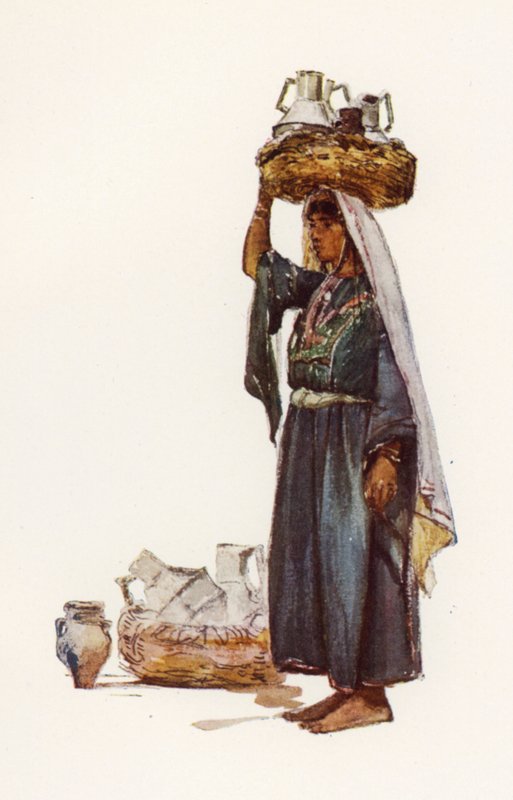 فلاح سوري مع أوعية حليب بواسطة جون فوليلوف
