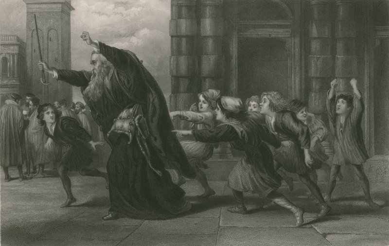 Shylock بعد المحاكمة ، تاجر البندقية بواسطة جون جيلبرت