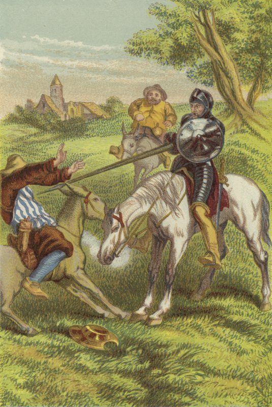مغامرة خوذة Mambrino (chromolitho) بواسطة جون جيلبرت