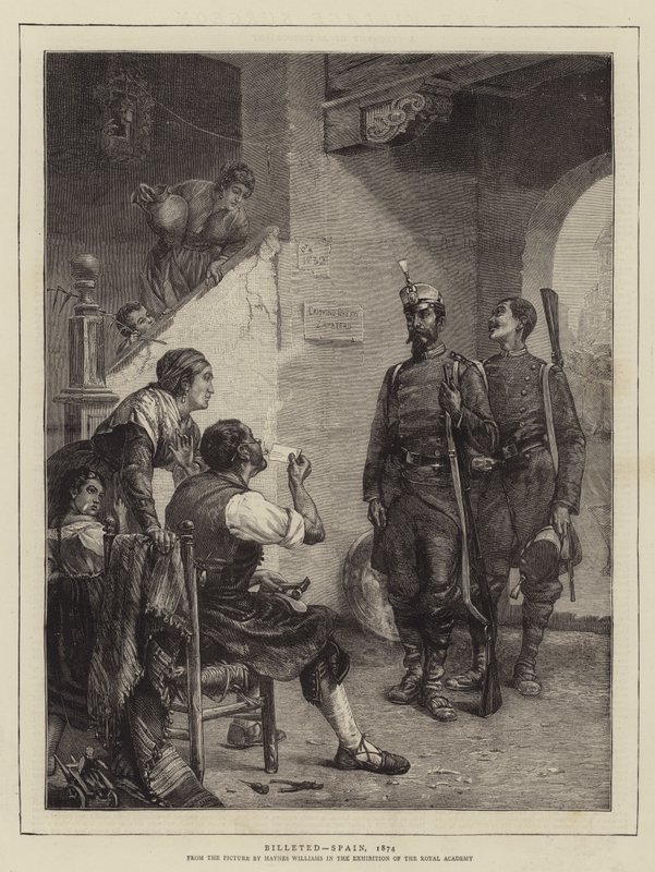 بيلليت ، إسبانيا ، 1874 بواسطة جون هاينز ويليامز