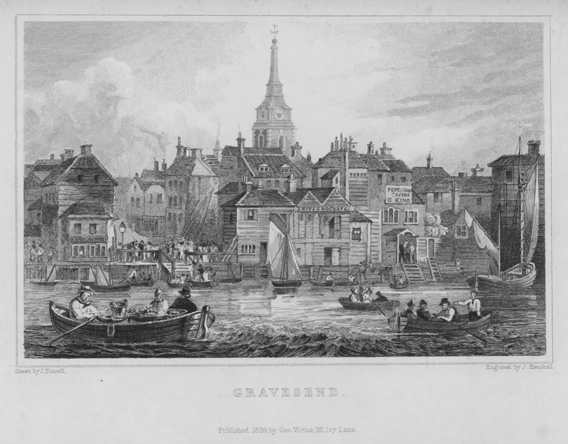Gravesend ، كنت (نقش) بواسطة جون هنري هينشال