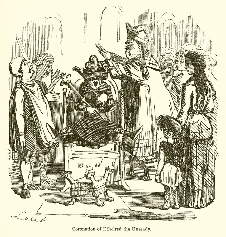 تتويج Ethelred المجهول بواسطة جون ليتش