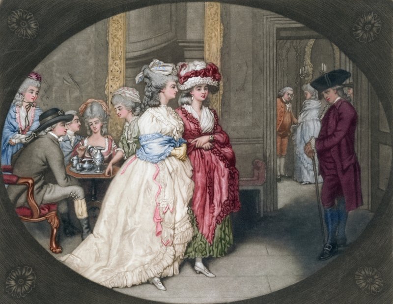 النزهة في كارلايل هاوس ، 1781 بواسطة جون رافائيل سميث