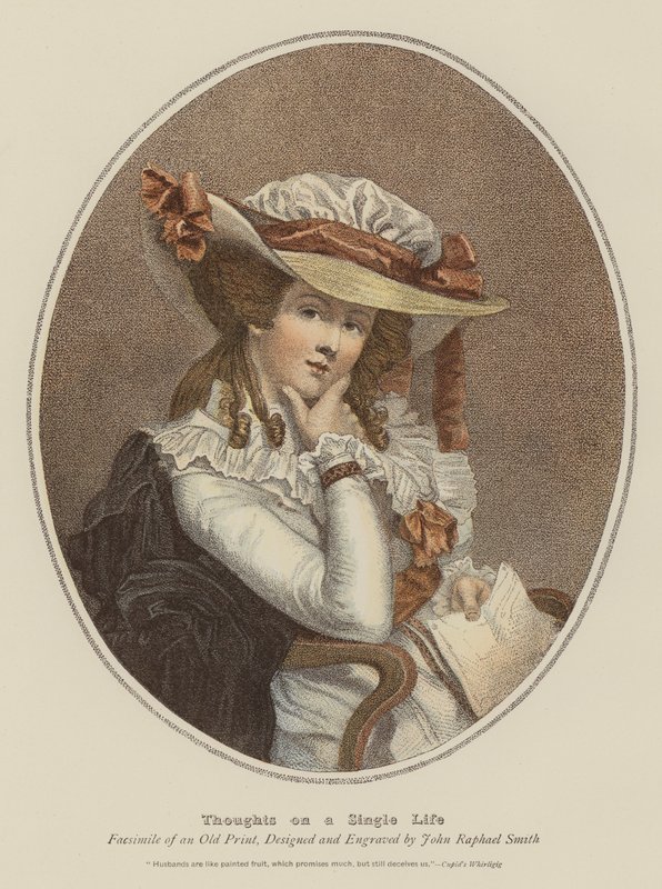 أفكار عن حياة واحدة (chromolitho) بواسطة جون رافائيل سميث
