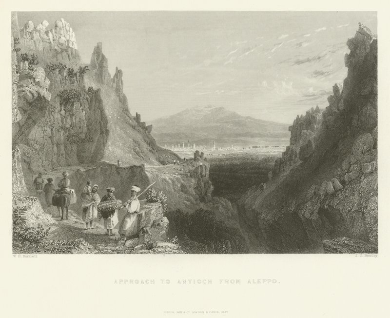 نهج أنطاكية من حلب ، 1837 بواسطة جوزيف كلايتون بنتلي