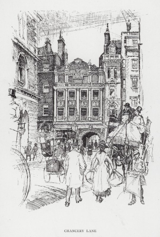 Chancery Lane (litho) بواسطة جوزيف (بعد) بينيل