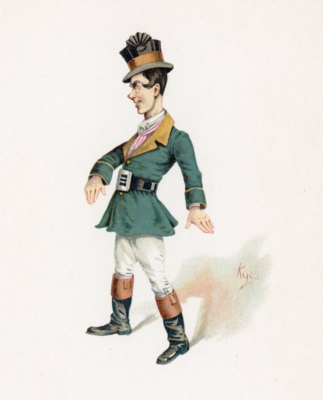 السيد بيلي جونيور ، رسم توضيحي من "رسومات شخصية من تشارلز ديكنز" ، عام 1890 بواسطة جوزيف كلايتون كلارك