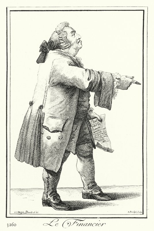 The Financier (engraving) بواسطة جوزيف فرانز فون (بعد) جوز