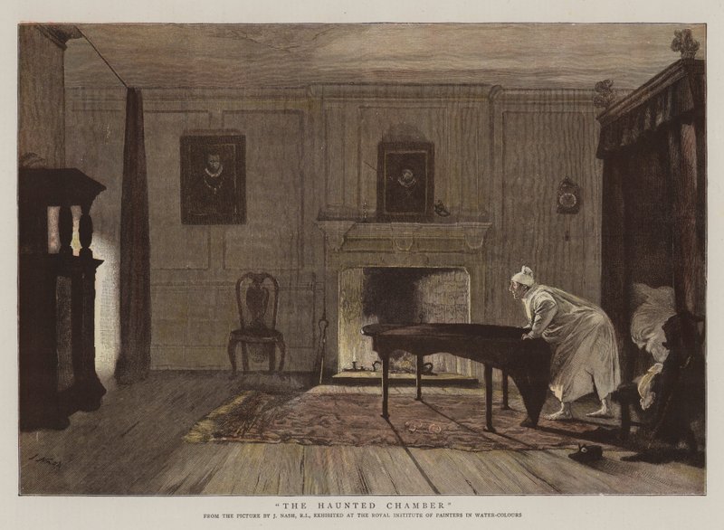 الغرفة المطاردة (chromolitho) بواسطة جوزيف ناش