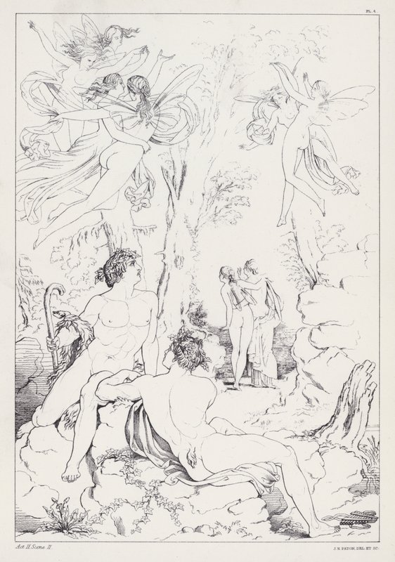 Shelleys Prometheus Unbound ، القانون الثاني ، المشهد 2 بواسطة جوزيف نويل بعد باتون