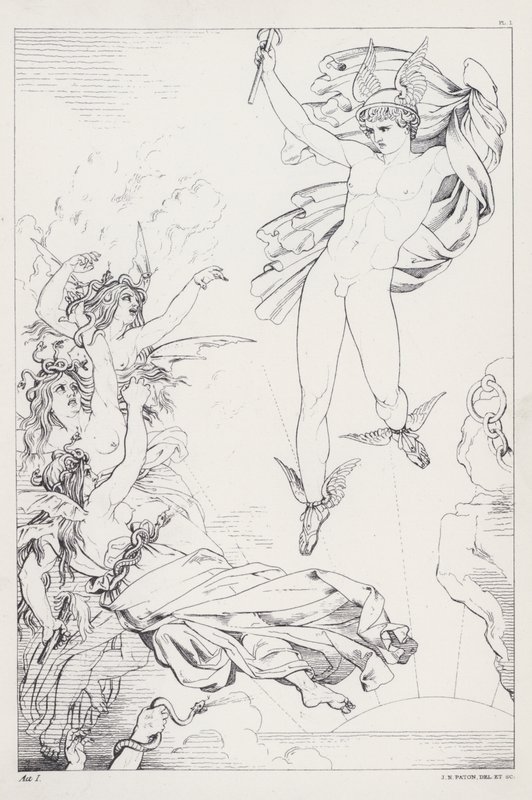 Shelleys Prometheus Unbound ، القانون الأول بواسطة جوزيف نويل بعد باتون