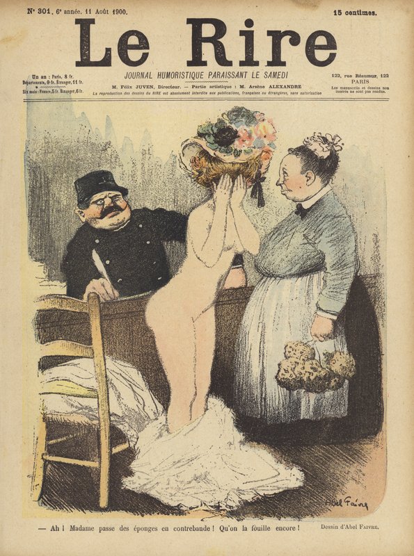 رسم توضيحي لـ Le Rire بواسطة جول هابيل فافر