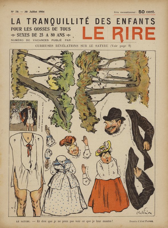 رسم توضيحي لـ Le Rire بواسطة جول هابيل فافر