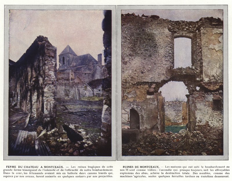 Ferme du Chateau a Montceaux، Ruins of Montceaux بواسطة جول جيرفيه كورتيلمونت