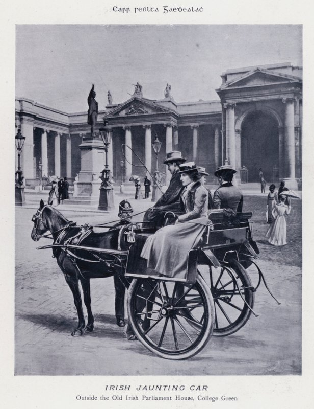سيارة Jaunting الأيرلندية (صورة b / w) بواسطة كارل كارلوفيتش بيراتسكي