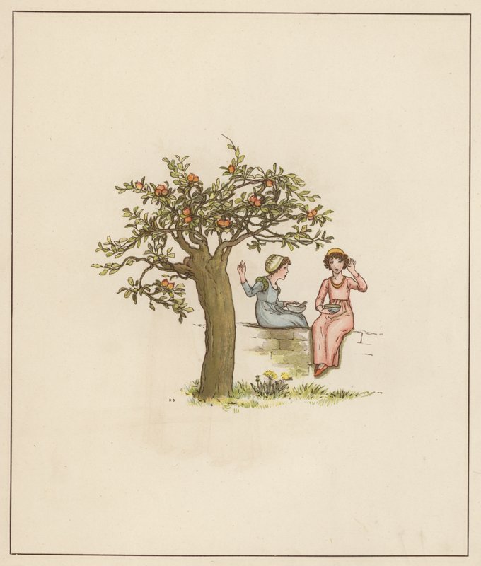 رسم توضيحي لكيت غريناواي لـ The Pied Piper of Hamelin بواسطة روبرت براوننج (لون ليثو) بواسطة كيت (بعد) غريناواي