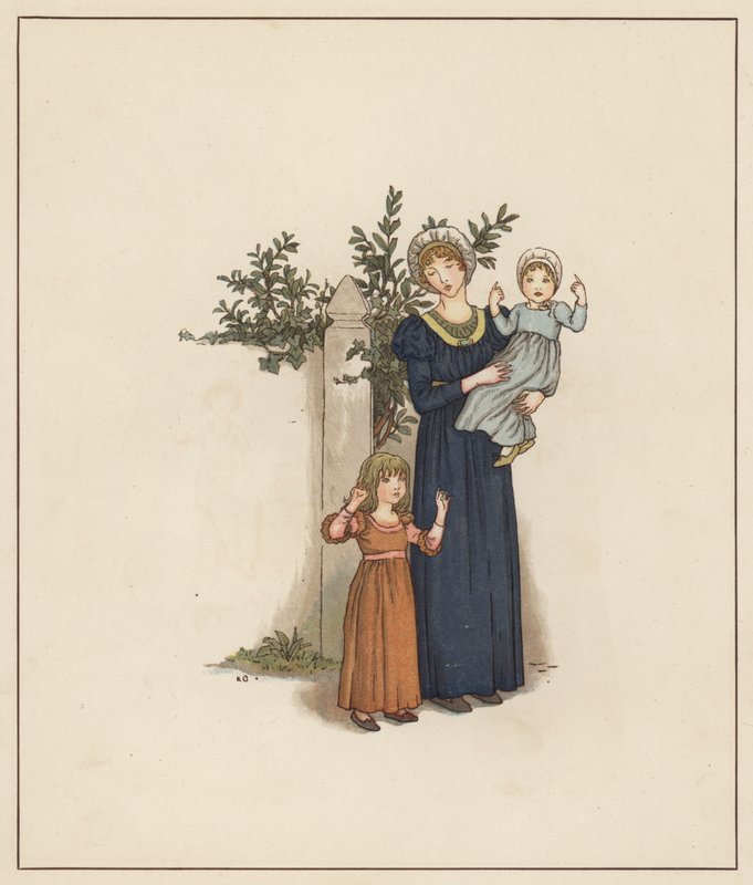 رسم توضيحي لكيت غريناواي لـ The Pied Piper of Hamelin بواسطة روبرت براوننج (لون ليثو) بواسطة كيت (بعد) غريناواي
