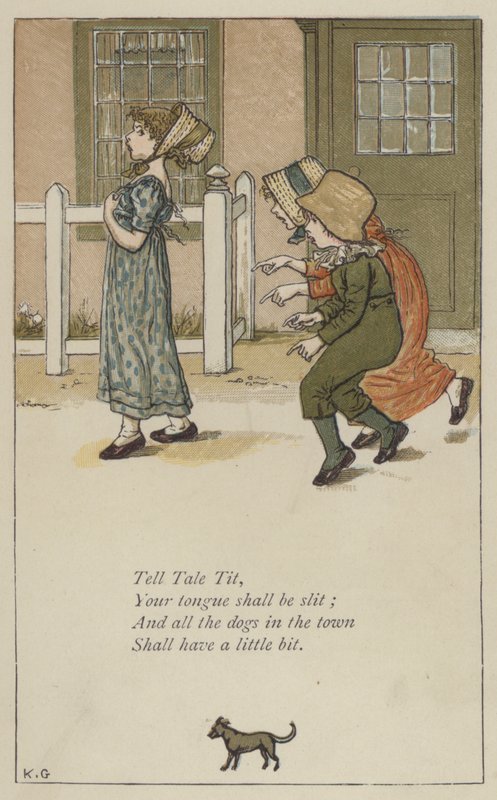 Tell Tale Tit (لون ليثو) بواسطة كيت (بعد) غريناواي