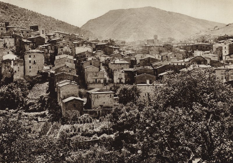 إيطاليا: سكانو ، أبروتسي (صورة بالأبيض والأسود) بواسطة كيرت هيلشر