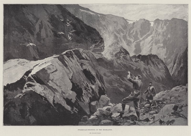 Ptarmigan-Shooting in the Highlands بواسطة لانسلوت سبيد