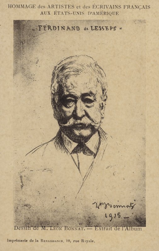 فرديناند ديليسبس (1805-1894) ، رجل أعمال فرنسي ومنشئ قناة بواسطة ليون جوزيف فلورنتين بونات