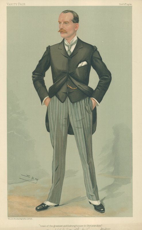 The Hon WFD Smith ، رئيس أكبر دار نشر في العالم المسيحي ، 8 ديسمبر 1904 ، كارتون Vanity Fair بواسطة ليزلي ماثيو وارد
