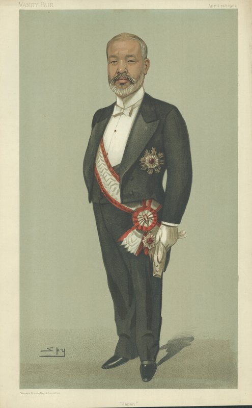 Viscount Tadasu Hayashi (لون ليثو) بواسطة ليزلي ماثيو وارد