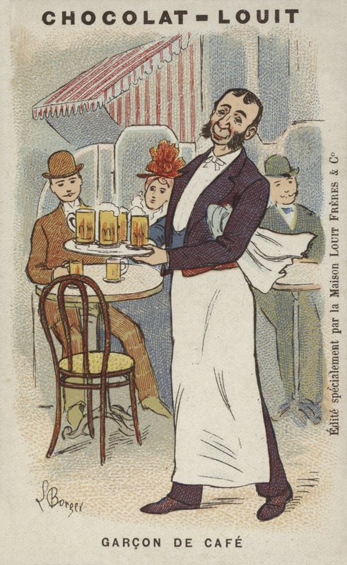 Garcon de Cafe (chromolitho) بواسطة لويس بورجكس