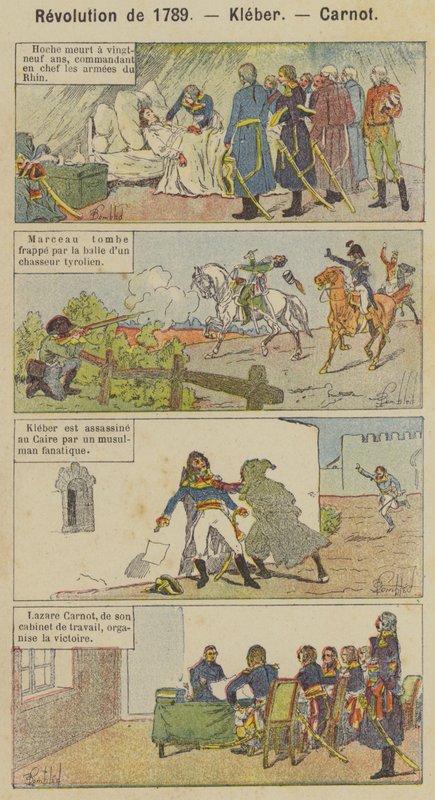 ريفوليوشن دي 1789 ، كليبر ، كارنو (لون ليثو) بواسطة لويس تشارلز (بعد) قصف