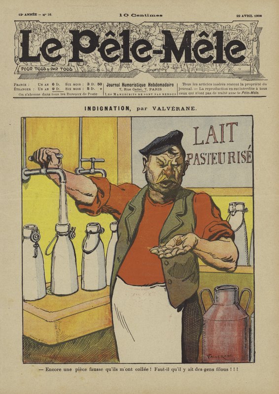 السخط. رسم توضيحي لـ Dear-Mele ، 1906 بواسطة لويس دينيس فالفيران