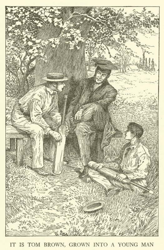 Illustration for Tom Browns School-Days (engraving) بواسطة لويس جون ريد