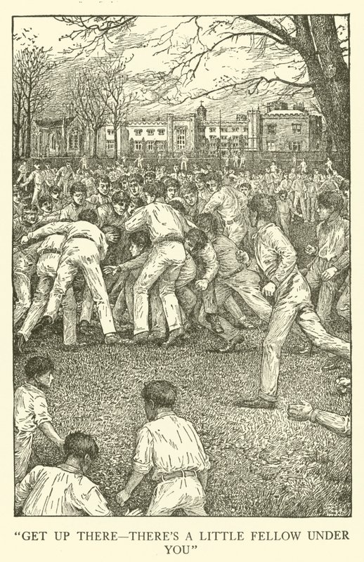 Illustration for Tom Browns School-Days (engraving) بواسطة لويس جون ريد