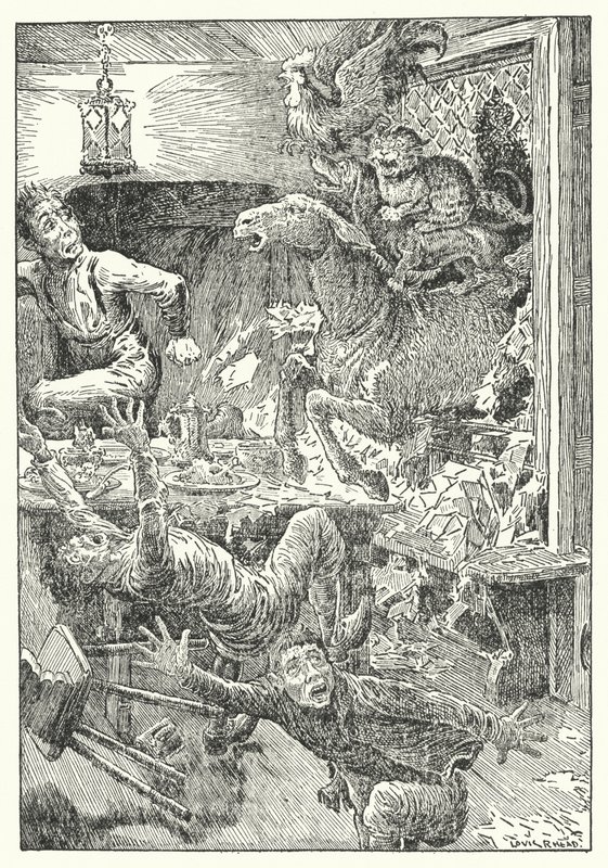 The Bremen Town Musicians (litho) بواسطة لويس جون ريد