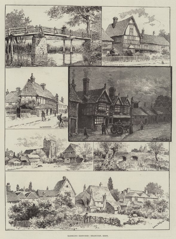 رسومات متعرجة ، Headcorn ، كينت بواسطة لويس وين