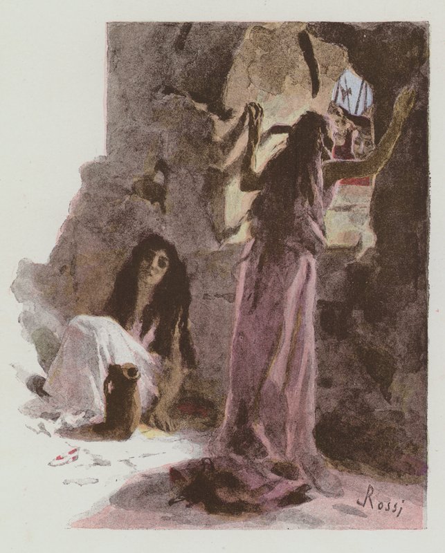 رسم توضيحي لنوتردام دو باريس من تأليف فيكتور هوغو بواسطة لوسيوس روسي