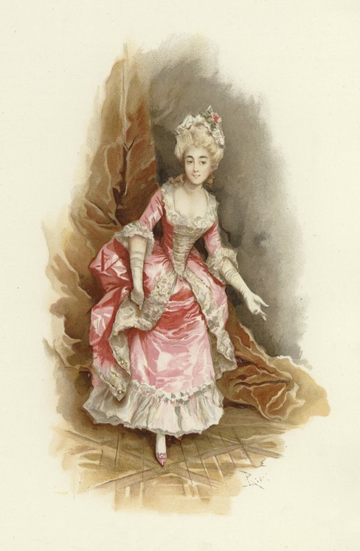 رسم توضيحي لمدرسة فضيحة (chromolitho) بواسطة لوسيوس روسي
