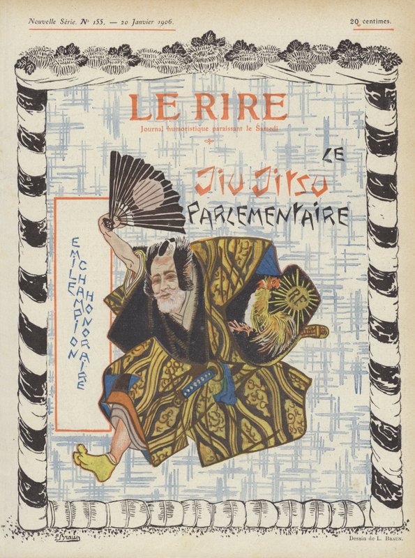 رسم توضيحي لـ Le Rire بواسطة لودفيج براون