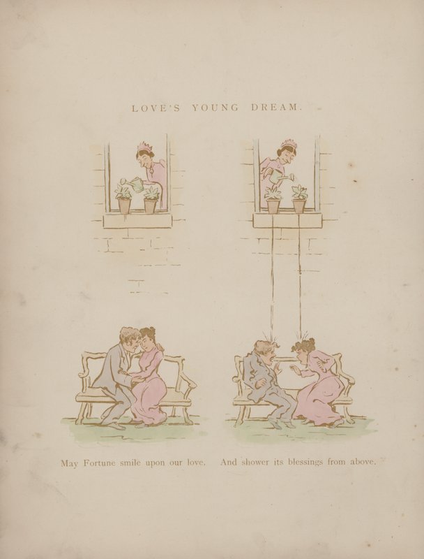 Page from the Humours of Cynicus (coloured engraving) بواسطة مارتن 