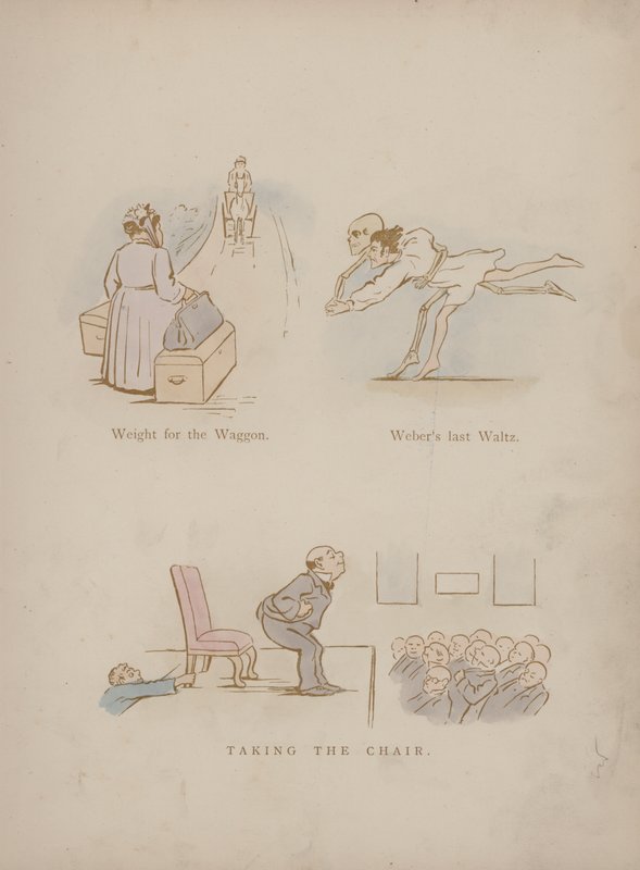 Page from the Humours of Cynicus (coloured engraving) بواسطة مارتن 