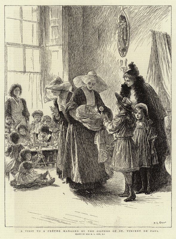 زيارة إلى دار حضانة تديرها راهبات سانت فنسنت دي بول بواسطة Mary L. Gow