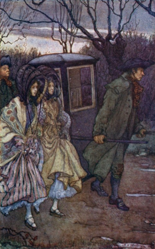 رسم توضيحي لكرانفورد للسيدة جاسكل بواسطة Mary V. Wheelhouse