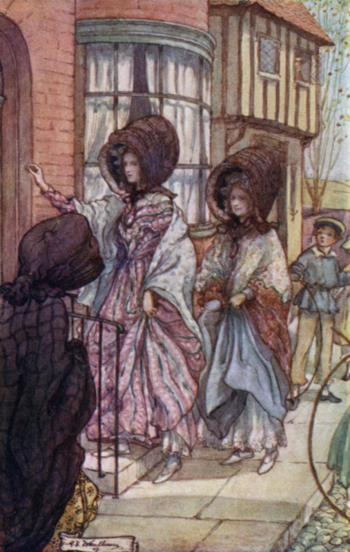 رسم توضيحي لكرانفورد للسيدة جاسكل بواسطة Mary V. Wheelhouse