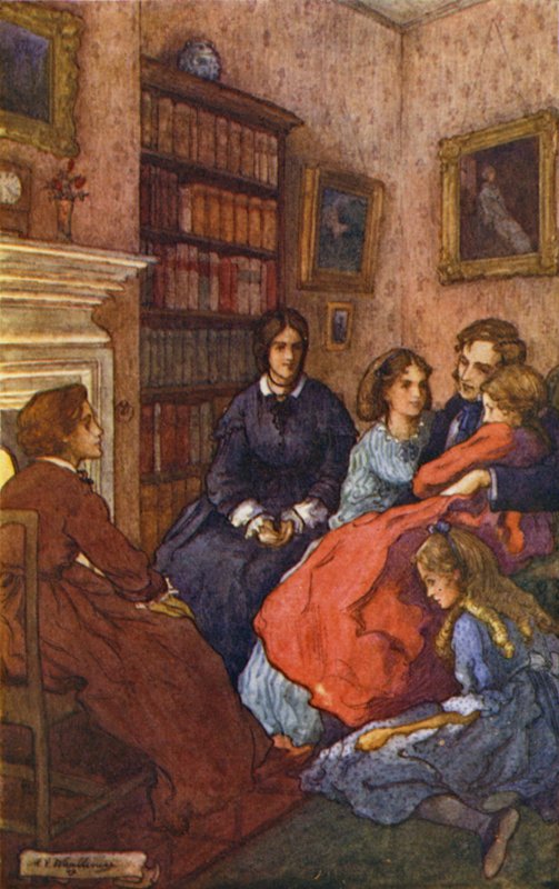 رسم توضيحي للمرأة الصغيرة بواسطة Mary V. Wheelhouse