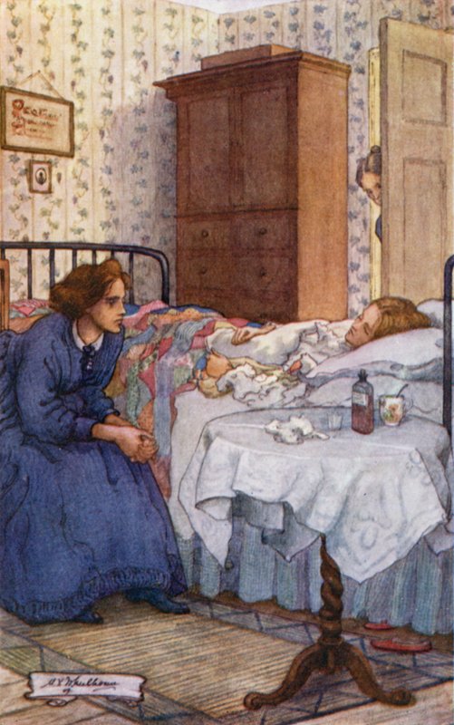 رسم توضيحي للمرأة الصغيرة بواسطة Mary V. Wheelhouse